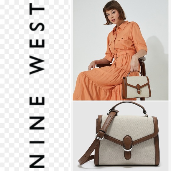 Nine West (NWOT) MEDORA Textured Flap Sling Bag - Picture 1 of 6